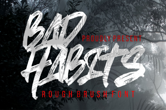 Bad Habits: A Street-Styled Display Font That Sticks