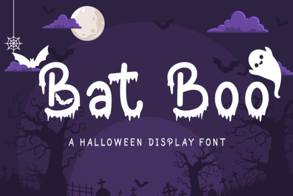 Bat Boo: A Spooky-Perfect Display Font for Handmade Creators
