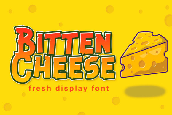 Bitten Cheese Font: A Playful Display Typeface That Delivers