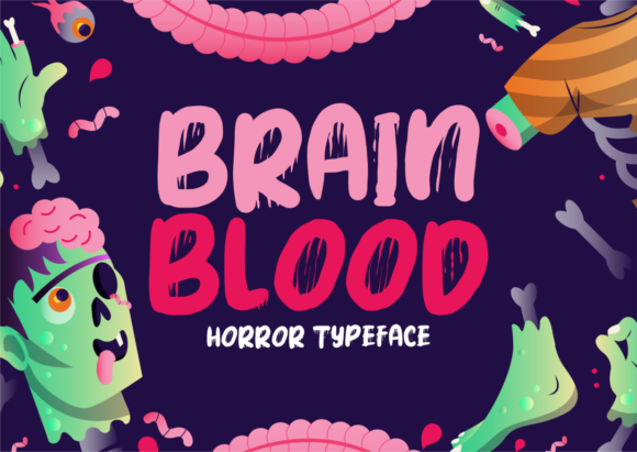 Blood Brain: A Spooky-Perfect Display Font for Your Brand