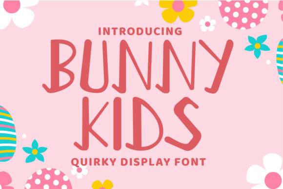 Bunny Kids: A Playful Display Font for Kid-Focused Marketing