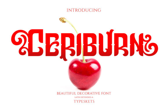 Ceriburn: A Vintage Display Font for Digital Brand Impact