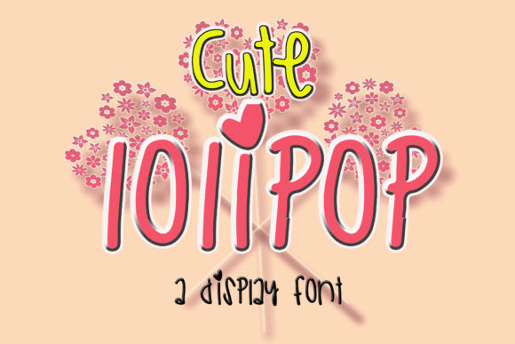 Cute Lolipop: A Handwritten Display Font for Crafters