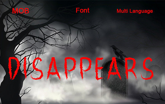 Disappears: A Display Font That Leaves an Impression