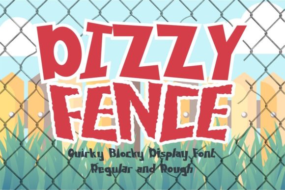 Dizzy Fence: A Playful Display Font for Handmade Brands