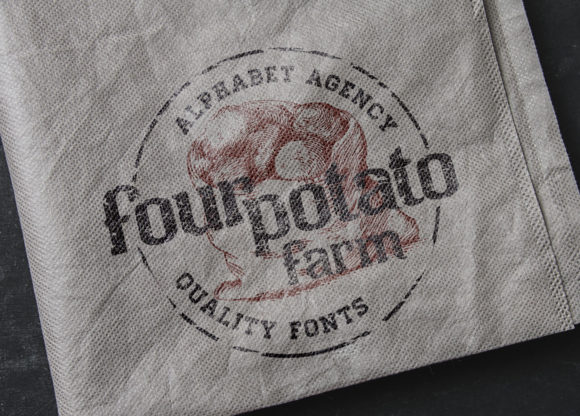 Four Potato Farm: A Bold Display Font for Digital Branding
