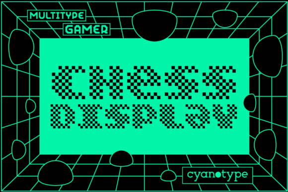 Gamer Chess: A Pixel-Perfect Display Font for Bold Brand Moments
