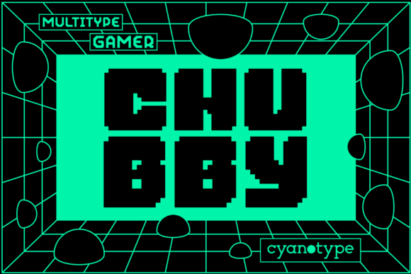 Gamer Chubby: A Pixel-Playful Display Typeface for Editorial Charm
