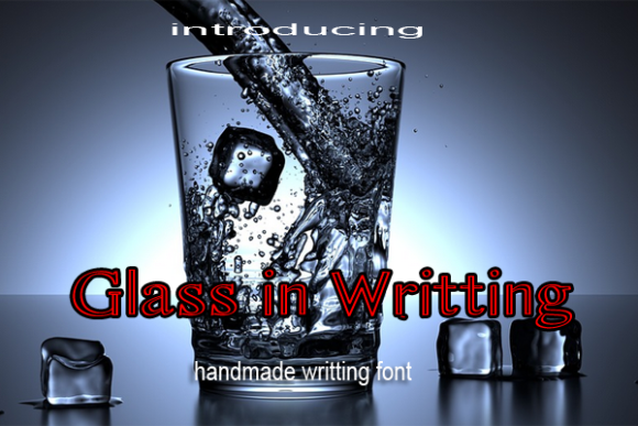 Glass in Writing: A Display Font That Elevates Handmade Design