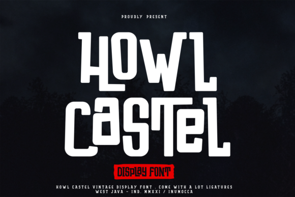 Howl Castel: A Spooky-Yet-Sophisticated Display Font for Editorial Moments