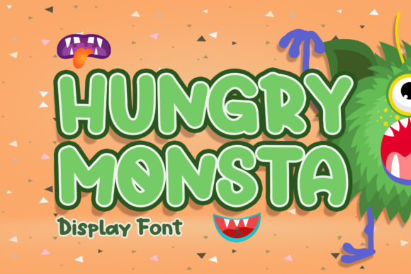 Hungry Monsta: A Playful Display Font That Delivers