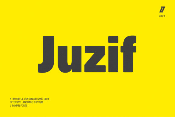 Juzif: A Bold, Simple Display Font That Just Works