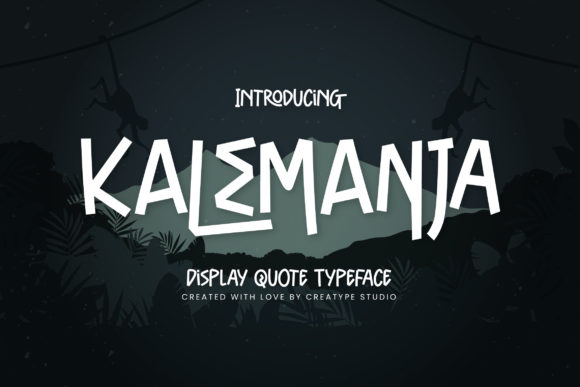 Kalemanja: A Display Font That Speaks Before You Read