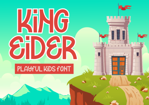King Eider: A Playful Display Font That Feels Like Brand Magic