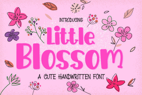 Little Blossom: A Joyful Display Font for Digital Design