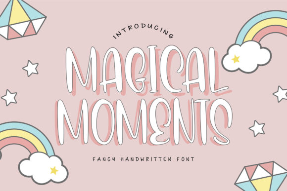 Magical Moments: A Playful Display Font for Handmade Creators