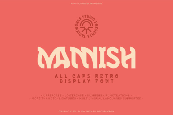 Mannish: A Display Font That Elevates Digital Branding