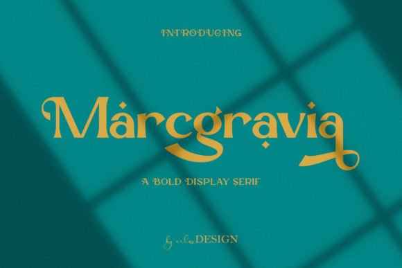 Marcgravia: A Display Font with Editorial Grace