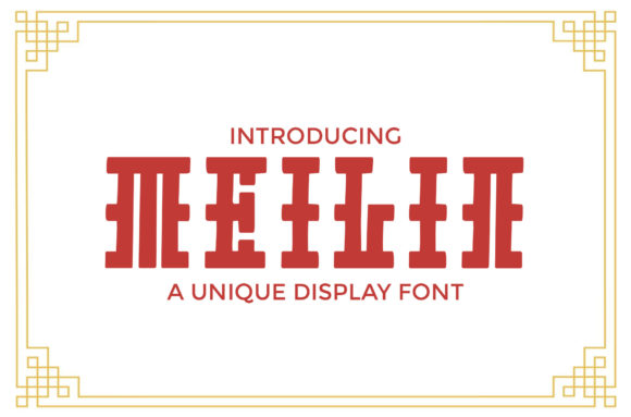 Meiling: A Bold, Playful Display Font for Handmade Creators