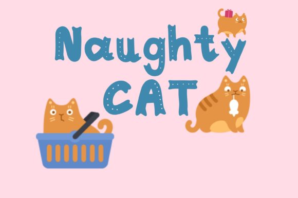 Naughty Cat: A Playful Display Font That Actually Works