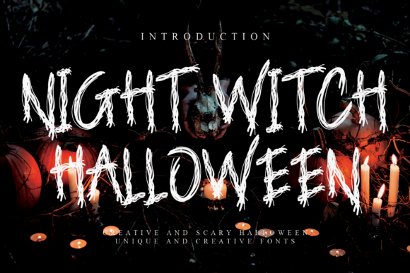 Night Witch Halloween: A Spooky-Perfect Display Font for Brand Magic