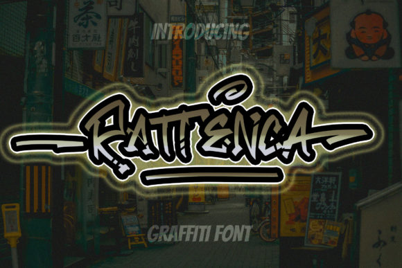 Rattenca: A Graffiti-Style Display Font That Pops on Handmade Goods