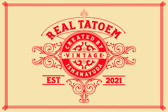 Real Tatoem: A Bold Display Font That Strengthens Your Brand