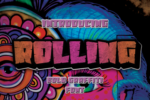 Rolling Font: A Bold Display Typeface for Small Business Branding