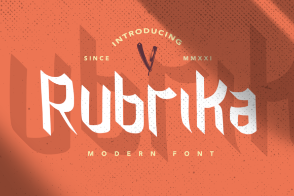 Rubrika: A Whimsical Display Font for Editorial Design