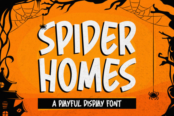 Spider Home: A Bold, Playful Display Font