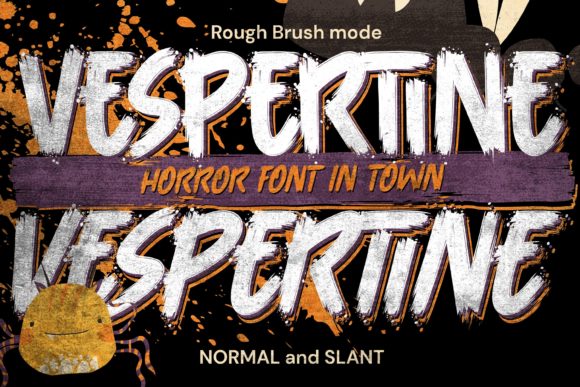 Vespertine: A Cool Brushed Display Font for Scroll-Stopping Campaigns